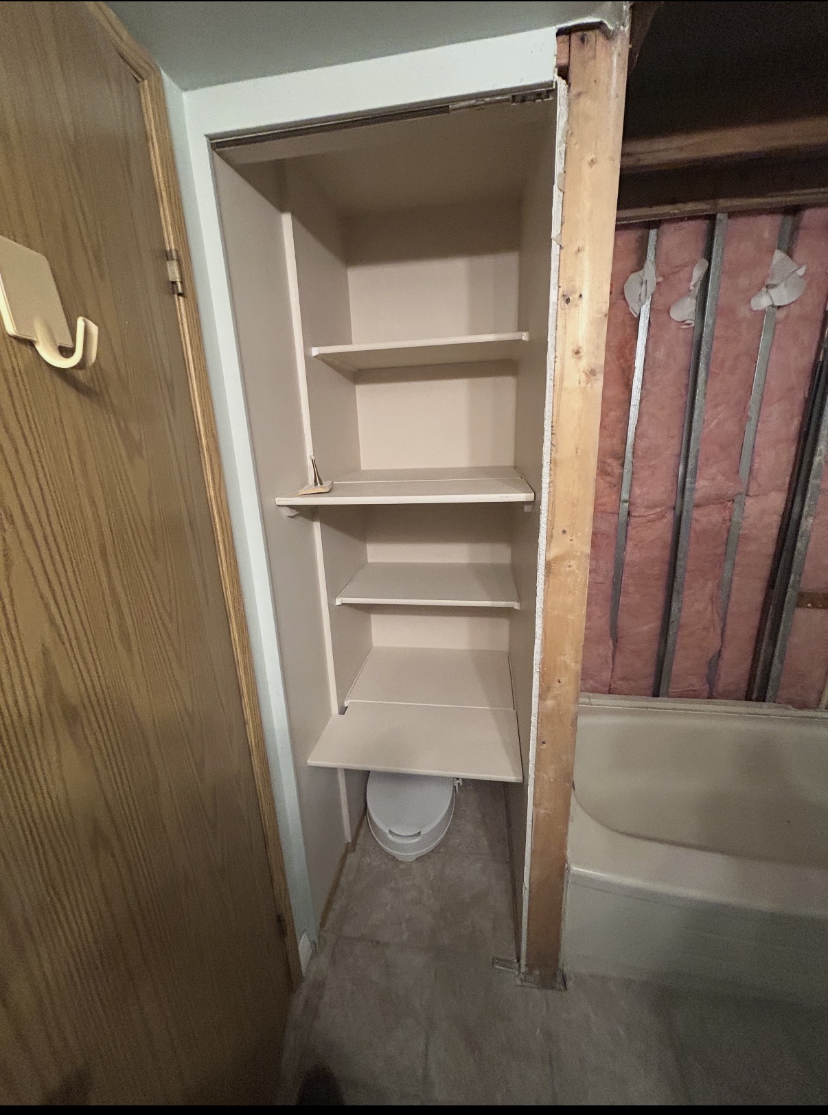 Unfinished Bathroom before